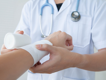 Wound before treatment